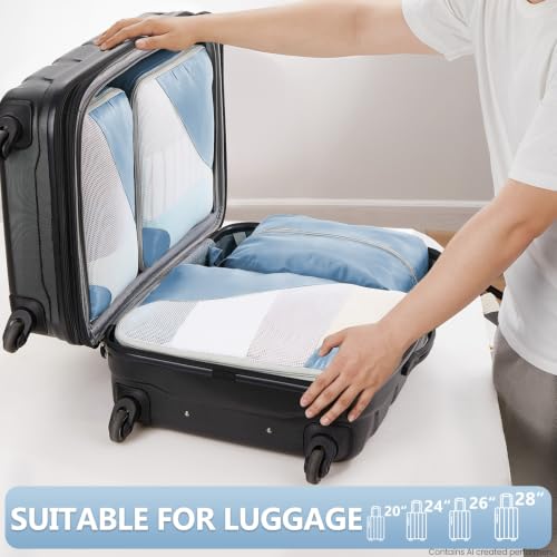 8 Set Packing Cubes for Travel (8 Count)