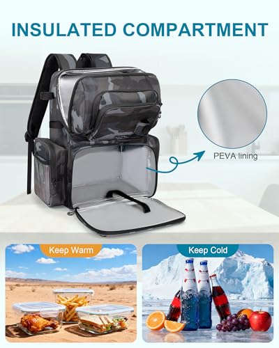 Fishing Backpack with Rod Holders