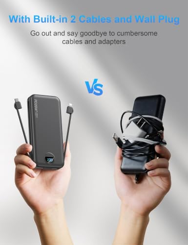 Portable Charger Power Bank 10000mAh PD20W w