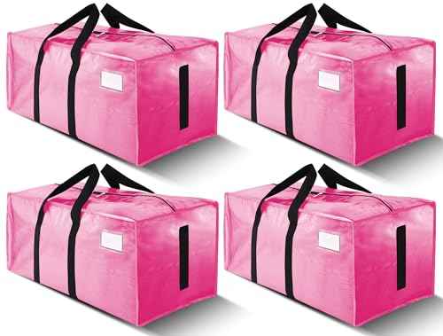 Supports 200lbs Heavy Duty Moving Bags (4 Count)