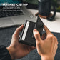 Pop up Card Wallet Minimalist Cash Wallets RFID Blocking Leather Smart Credit Card Holder with ID window for Men