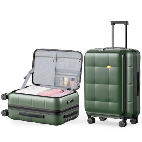 24 Inch Expandable Checked Luggage Hard Shell Suitcase