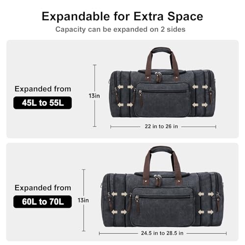Large Canvas Duffle Bag for Travel
