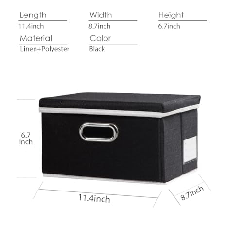 Storage Boxes with Lids [3 (3 Count)