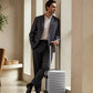 Carry On Luggage Airline Approved with Wheels Hard Shell Suitcase Spinner TSA Lock Telescopic Handle 20