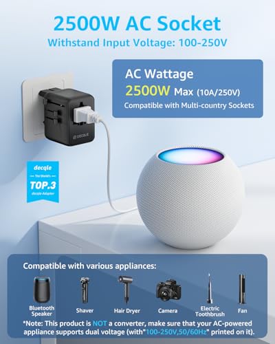 Pro” Universal Travel Adapter 3 USB