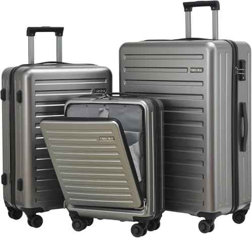 3Pcs (20/24/28) Luggage Set, Lightweight HardShell Suitcase with Wheels (3 Count)