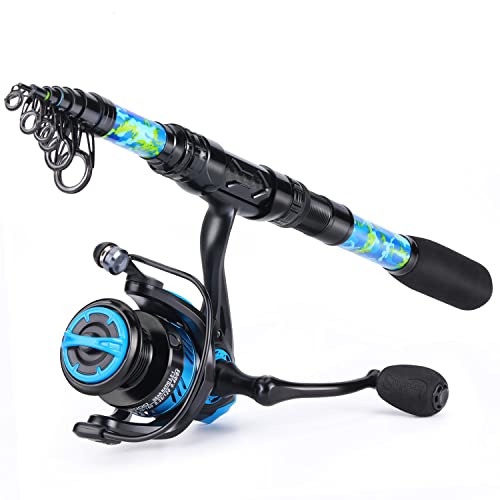 Telescopic Fishing Rod and Reel Combo