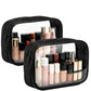 TSA Approved Toiletry Bag Clear Quart Size Travel Bags Makeup Bag (2 Count)
