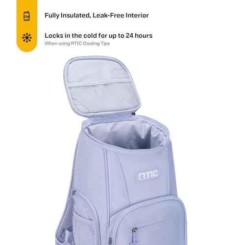 15 Can Lightweight Backpack Cooler Soft Insulated Portable Bag for Lunch