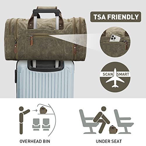 Waxed Canvas Duffle Bag