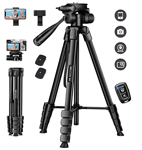 Phone Tripod 68" Tripod for Phone Stand Video Recording Photos