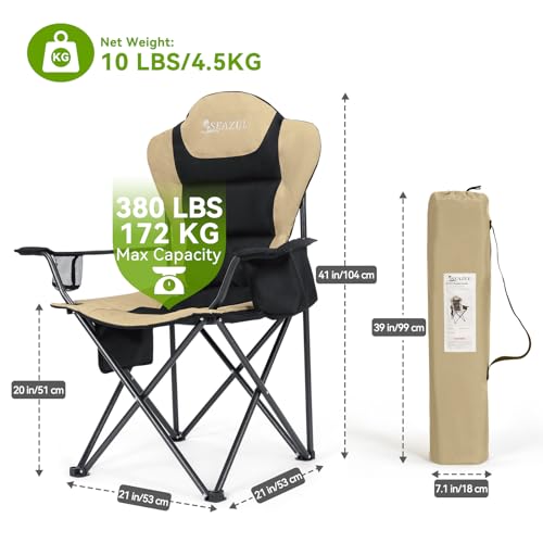 Camping Chairs for Adults (2 Count)