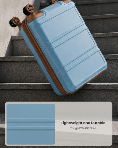 Carry On Luggage 22x14x9 Airline Approved with Spinner Wheels