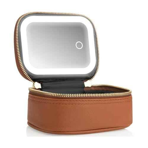 Mini Makeup Bag with Led Mirror