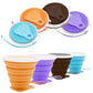 4 Pack Silica gel Collapsible Travel Cup 270ml