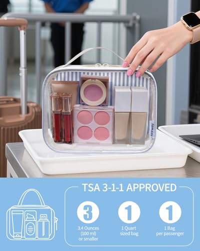 TSA Approved Clear Toiletry Bag for Travel