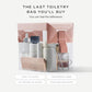 Parcel Clear Travel Kit with Zipperless Magnetic Closure