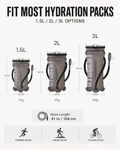 Water Bladder 3L Hydration Bladder for Hiking Backpack