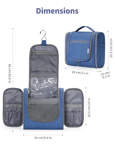 Hanging Toiletry Bag for Women Travel Makeup Bag Organizer Toiletries Bag Men for Cosmetics Essentials Accessories
