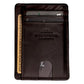 LEATHER Handcrafted Front Pocket Credit Card Holder with RIFD Blocking