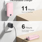 20000mAh Ultra Portable Charger Power Bank with inBuilt Cables&AC Wall Plug