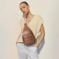 Sling Bag for Women Crossbody Bags Fanny Packs Over Shoulder Bag Sling Purse Backpack Vegan Leather Travel Handbag Purse Gifts Brown