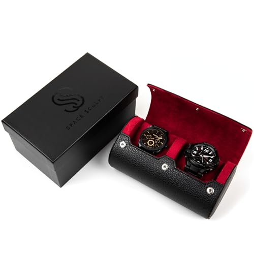 2 Watch Travel Case for Men