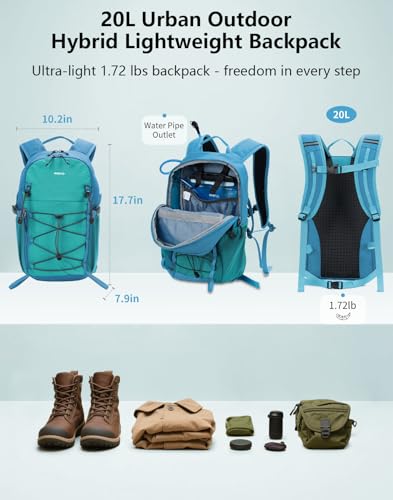Small Hiking Backpack for Men Women