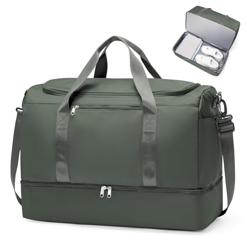 Travel Duffle Bag with Shoes Compartment