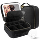 Travel Makeup Bag Cosmetic Bag with Lighted Mirror