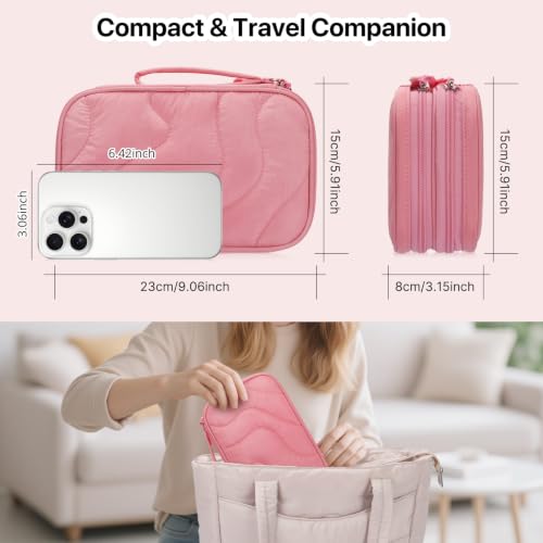 Tech Pouch Lightweight Electronics Organizer Travel Case