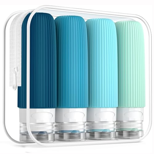 Travel Bottles for Toiletries (4 Count)