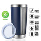 20oz Stainless Steel Tumbler Bulk with Lid (12 Count)