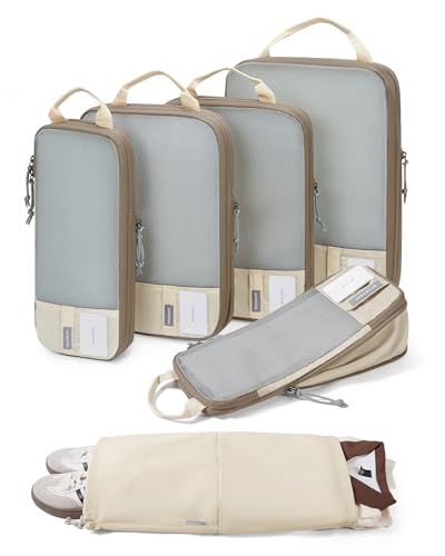 6 Set Compression Packing Cubes for Travel (6 Count)