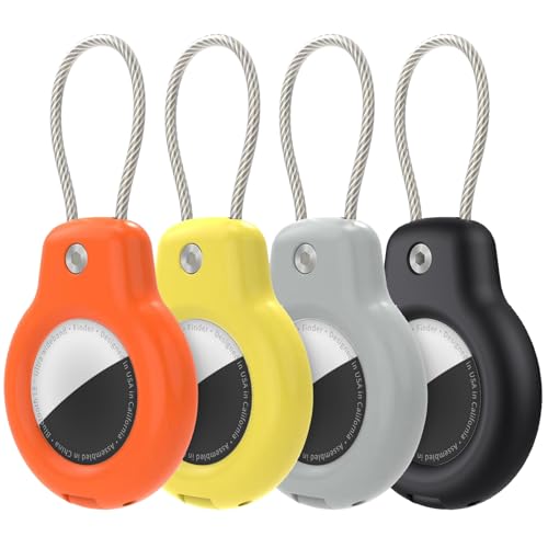 for AirTag Holder Keychain (4 Count)