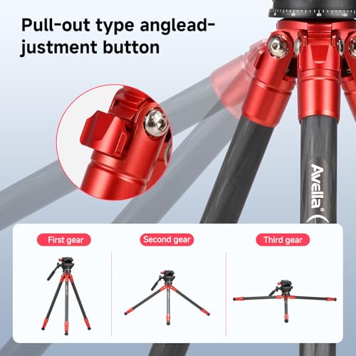 Mini Carbon Fiber Camera Tripod MP20C