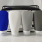 Travel Bottles for Toiletries, TSA Approved 3oz Leak Proof Silicone Refillable Squeeze Travel Size Containers BPA Free for Cleansers, Lotions, Shampoo, Conditioner 4pk With Bag(W,G,Blk,Bl)