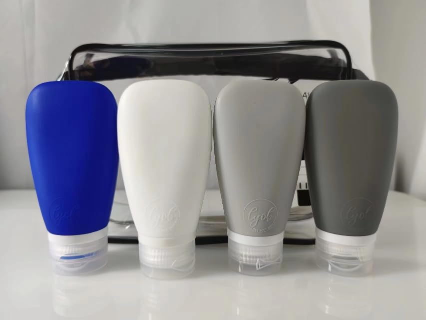 Travel Bottles for Toiletries (4 Count)
