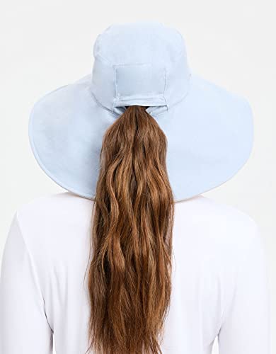 Women's Ultra Wide Cotton Linen Hat UPF 50+