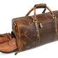 Aaron Leather Duffle Bag for Men