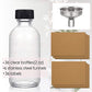 36 Pack 2 oz Small Clear Glass Bottles w (36 Count)