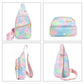 Small Sling Bag For Women Men Casual Crossbody Sling Backpack