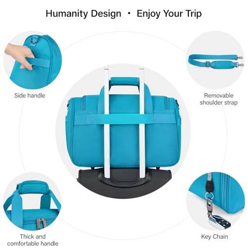 Small Underseat Carry On Luggage Bags for Travel with 10 Pockets