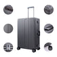 All Aluminum Luggage Zipperless Hard Shell Luggage Case with TSA Lock Spinner Alloy Metal Suitcase