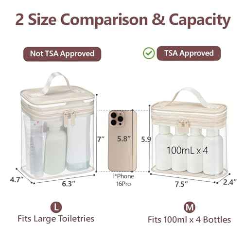 Clear Makeup Bag for Travel