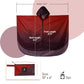 Adults Rain Poncho Waterproof Raincoat Women Gradient Hood with Pocket