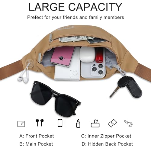 Fanny Pack Shoulder Sling Bag for Men Women