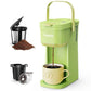 Mini Single Serve Coffee Maker for K Cups and Grounds with Handle