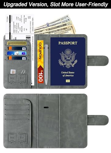 Airtag Passport Holder for Travel
